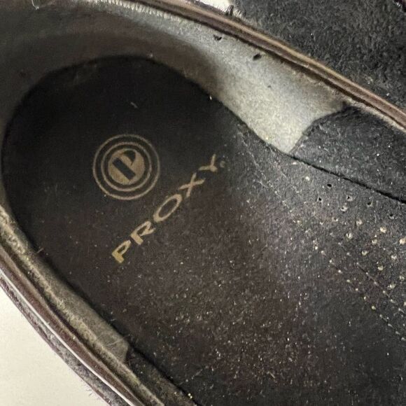 Proxy suede shoes with animal print fronts. Size 10 - Picture 6 of 10